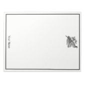 fazant-vogeltrekbaan notitieblok (Voorkant)