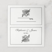  fazant-vogeltrekbaan plaatskaartje (Buitenkant ongevouwen)