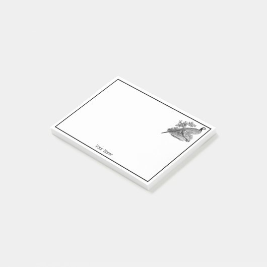 fazant-vogeltrekbaan post-it® notes (Schuin)