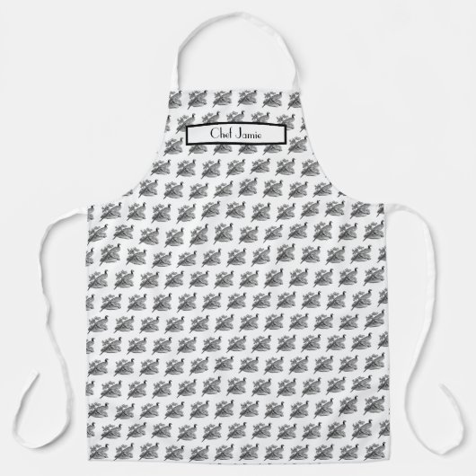  fazant-vogeltrekbaan schort (Voorkant)