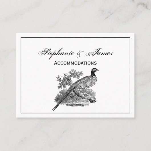  fazant-vogeltrekbaan visitekaartje (Voorkant)