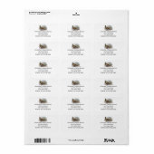  fazant-vogeltrekkleur #2 etiket (Full Sheet)