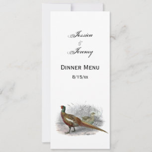 fazant-vogeltrekkleur #2 kaart