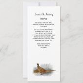  fazant-vogeltrekkleur #3 kaart (Achterkant)