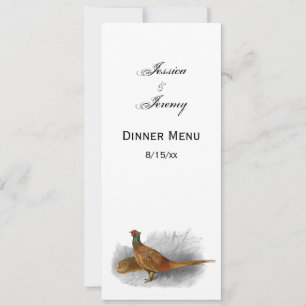 fazant-vogeltrekkleur #3 kaart