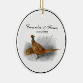 fazant-vogeltrekkleur #3 keramisch ornament (Rechts)