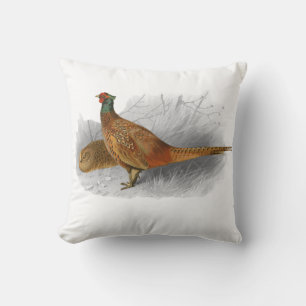 fazant-vogeltrekkleur #3 kussen
