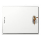 fazant-vogeltrekkleur #3 notitieblok (Voorkant)