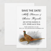  fazant-vogeltrekkleur #3 save the date (Voorkant / Achterkant)