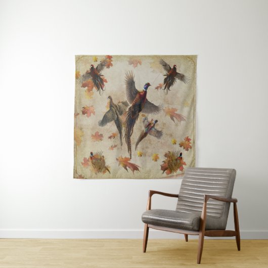 fazant wandkleed (In situ)