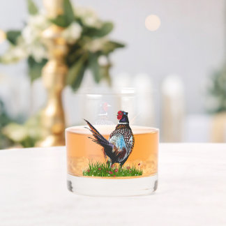 Fazant whisky glas