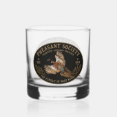 Fazant whisky glas (Achterkant)
