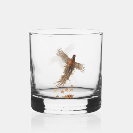 Fazant whisky glas (Voorkant)