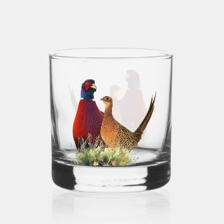 Fazant whisky glas