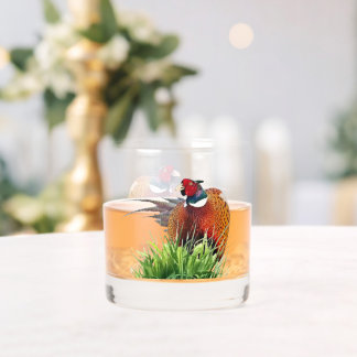 Fazant whisky glas