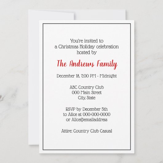 fazant-wilddrager met kerstmis kaart (Achterkant)