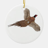 fazant zonder tekst keramisch ornament (Voorkant)