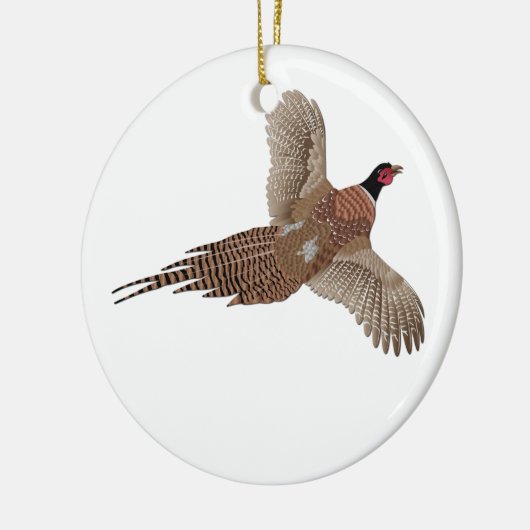 fazant zonder tekst keramisch ornament (Links)