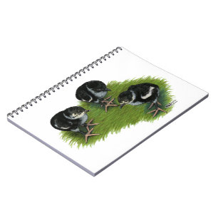 Fazant Zwarte Kuikens Notitieboek