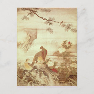 fazanten en pinda's, uit een reeks rollen briefkaart