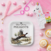 fazanten, koninklijke jacht papieren bordje (Feest)