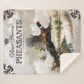 fazanten, koninklijke jacht sherpa deken (Voorkant (horizontaal))