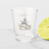 fazanten, koninklijke jacht shot glas (Achterkant)