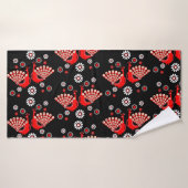 Fazanten Peacock Art Badhanddoek (Badhanddoek)