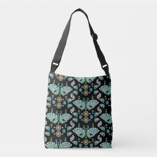 Fazanten Peacock Art Crossbody Tas