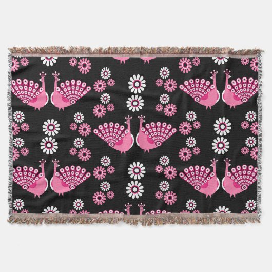 Fazanten Peacock Art Deken (Voorkant)