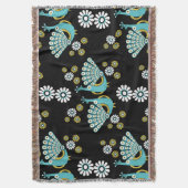 Fazanten Peacock Art Deken (Voorkant Verticaal)