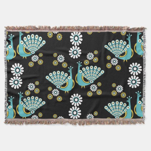 Fazanten Peacock Art Deken (Voorkant)