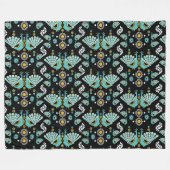 Fazanten Peacock Art Fleece Deken (Voorkant (Horizontaal))