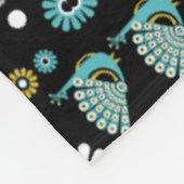Fazanten Peacock Art Fleece Deken (Hoek)
