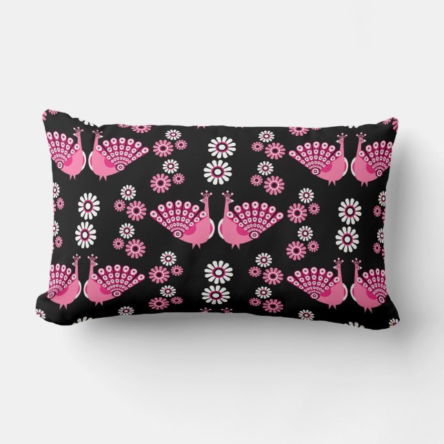 Fazanten Peacock Art Kussen (Voorkant)