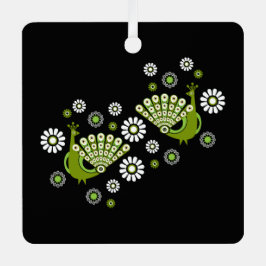 Fazanten Peacock Art Metalen Ornament