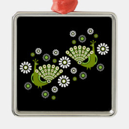 Fazanten Peacock Art Metalen Ornament