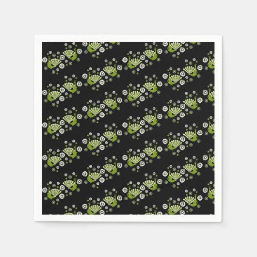 Fazanten Peacock Art Servet (Voorkant)