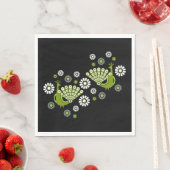 Fazanten Peacock Art Servet (Insitu)