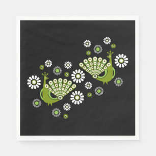 Fazanten Peacock Art Servet