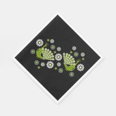 Fazanten Peacock Art Servet (Hoek)