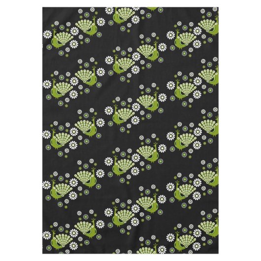 Fazanten Peacock Art Tafelkleed (Voorkant)