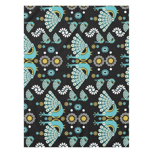 Fazanten Peacock Art Tafelkleed (Voorkant)