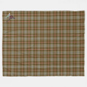 Fazanten Plaid Fleece Deken (Voorkant (Horizontaal))