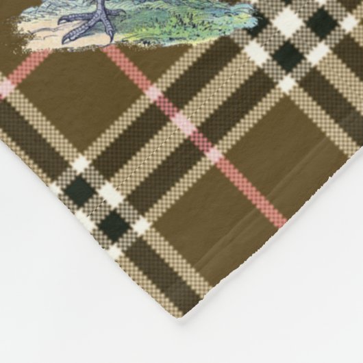 Fazanten Plaid Fleece Deken (Hoek)