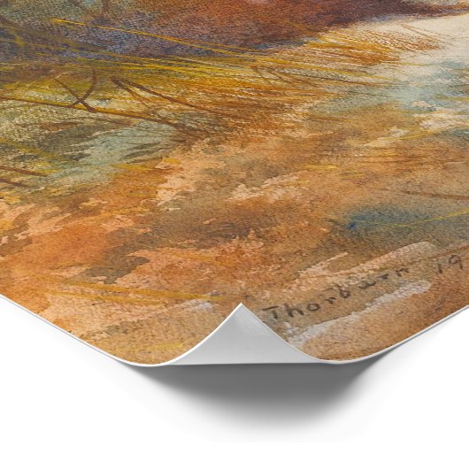 Fazanten van Archibald Thorburn Poster (Hoek)