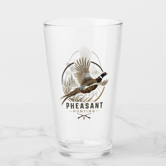Fazantenjacht Logo Glas (Voorkant)