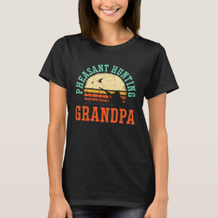 Fazantenjacht Opa Fazantenjager Vogeljacht T-shirt