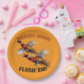 Fazantenjacht papieren bordje (Feest)