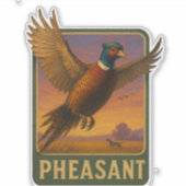 Fazantsticker Sticker (Voorkant)